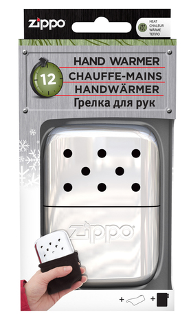 Каталитическая грелка ZIPPO High Polish Chrome сталь серебро на 12 ч, 66x13x99 мм (40365)