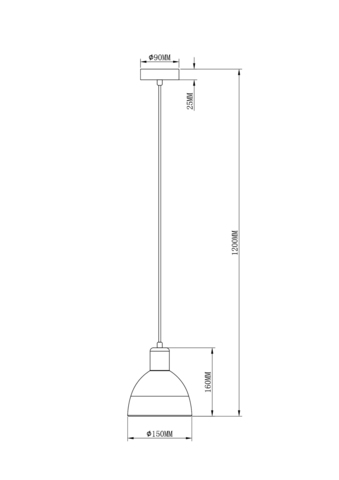 Подвесной светильник Moderli V2710-1P Irene 1*E27*60W