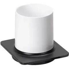 Bemeta 167111010 ORGANIC BLACK Держатель зубной щетки черный матовый фото