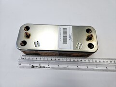 Теплообменник ГВС (18пл.) FERROLI Diva/Divatech/Divatop Micro (арт. 39835630.AL)