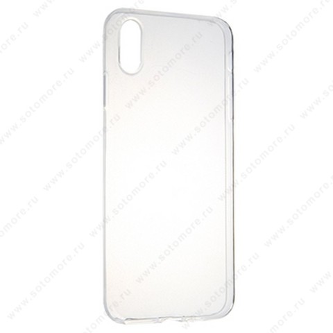 Накладка силиконовая ультра-тонкая для Apple iPhone XS Max прозрачная
