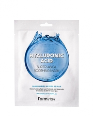 FarmStay Маска тканевая с гиалуроновой кислотой - Hyaluronic acid super aqua soothing mask, 25мл, шт
