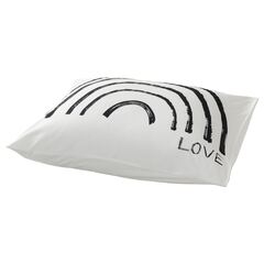 Наволочка IKEA TAPETMAL (ТАПЕТМАЛ), Белый, 50х80 см