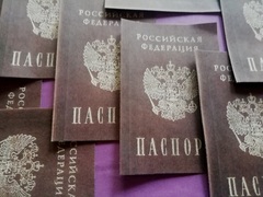 Вырезанные Вафельные Картинки для торта Паспорт (набор 9 шт, толстая вафельная бумага)