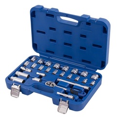 Набор головок торцевых КОБАЛЬТ с трещоткой 3/8