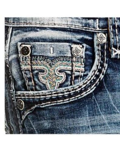 Rock Revival | Джинсы мужские BURRO ALT STRAIGHT RP2396A203 передний карман