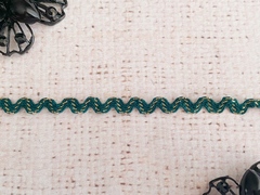 Тесьма "Вьюнок" люрекс золото, ш. 4-5 мм, пр-во Россия