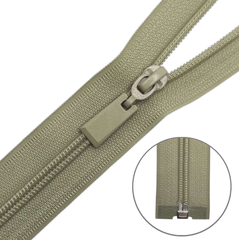 Молния спираль Т5, 55 см, бледно-зеленый