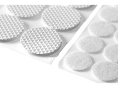 STAYER белые, самоклеящиеся, 98 шт, набор мебельных накладок (40917-H98)