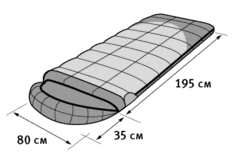 Купить недорого летний спальный мешок Alexika Siberia Plus