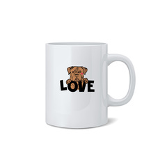 Кружка "Бордоский Дог - LOVE"