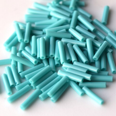 Стеклярус Тохо 9 мм 0055 бирюзовый