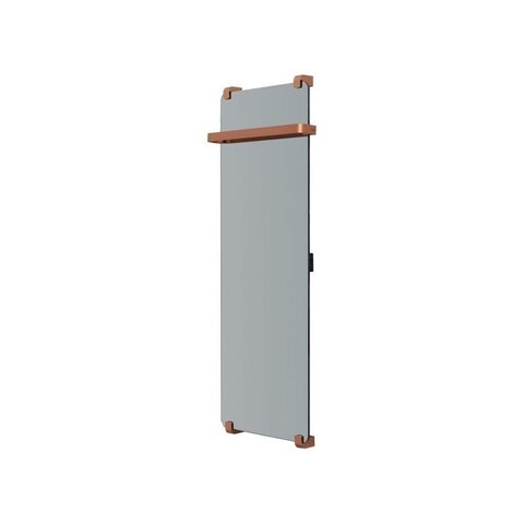 Allen Brau Infinity 305013 Полотенцесушитель электрический с рейлингом и креплением, цвет: медь
