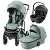 Детская коляска 3в1 Britax Roemer Smile 5Z Jade Green + Baby-Safe Pro Classic | Deep Black