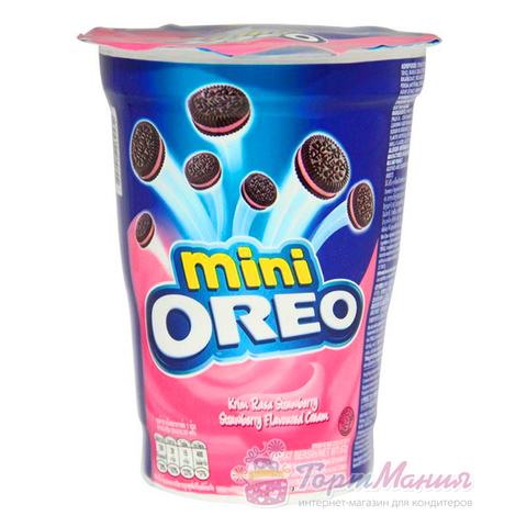 Печенье Oreo mini с клубничным кремом