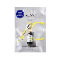 Тканевая маска MISSHA Vita C Plus Spot Correcting Ampoule Sheet Mask 1ea