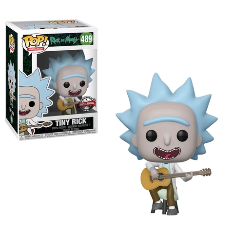 Фигурка Funko POP! Rick & Morty: Tiny Rick w/ Guitar (Мелкий Рик с гитарой) 34215