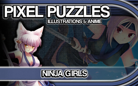 Pixel Puzzles Illustrations & Anime - Jigsaw Pack: Ninja Girls (для ПК, цифровой код доступа)
