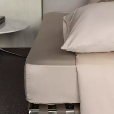 Простыня на резинке 200x200x45 Mollen песочно-бежевая