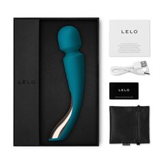 Бирюзовый вибратор Smart Wand 2 Medium - 