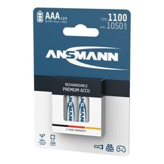 Аккумулятор ААА/NiMH ANSMANN 1.2V 1100mAh
