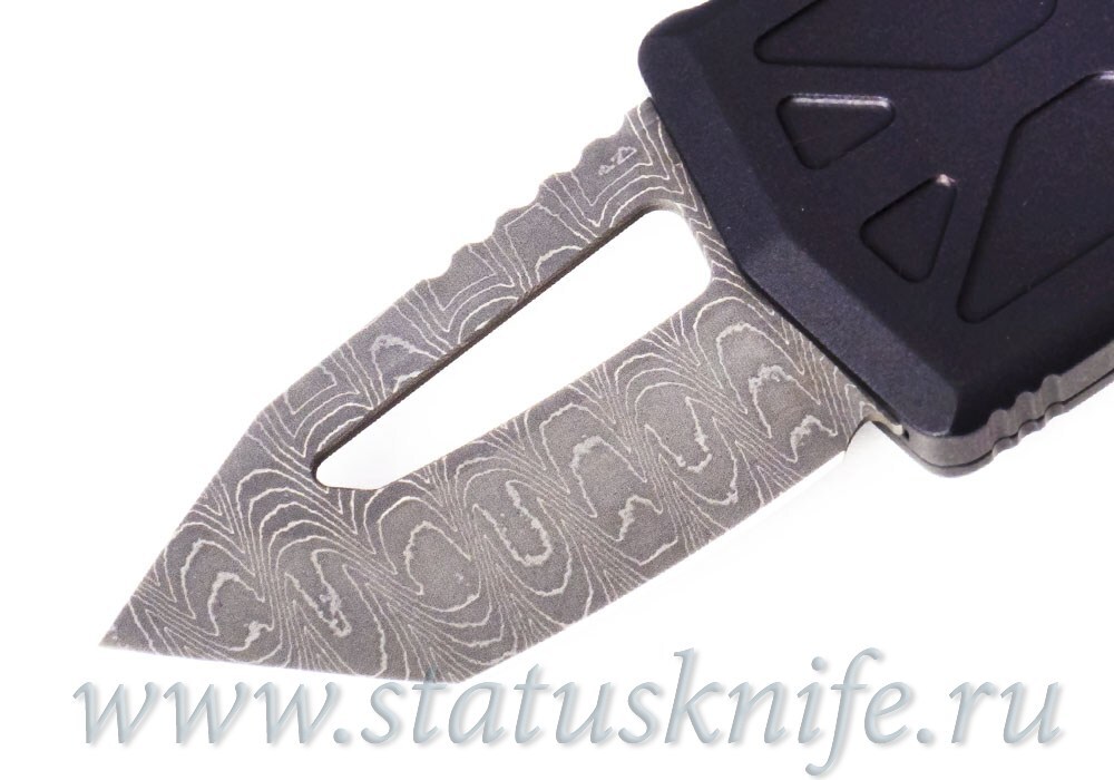Нож Microtech Exocet 001 Tanto Damascus 158-16S Ringed HW
