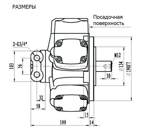 Гидромотор IPM3-450