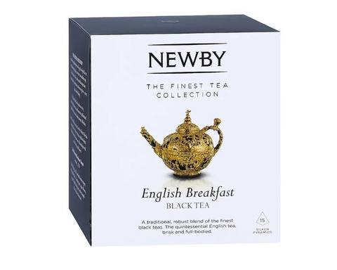 Чай черный в пирамидках Newby English breakfast, 15 пак/уп