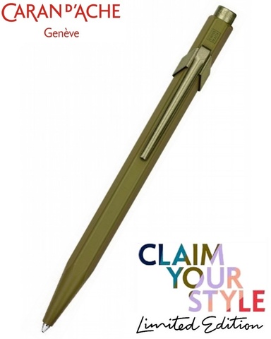 Ручка шариковая Caran d’Ache 849 Claim Your Style Edition 3 LE, Moss Green (849.566)