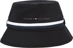 Кепка тенниснаяTommy Hilfiger Established Tape Bucket Man - black