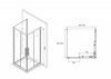Abber Schwarzer Diamant AG02100BH-S100B Душевой уголок, 100x100x195