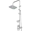 Damixa 974230000 Palace Evo, душ система cо смесителем и изливом: верх. душ 260*190, ручн. душ d 100 мм, 1