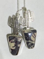 Мексика (серьги из серебра)