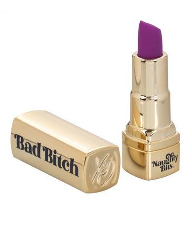 Мини-вибратор в виде тюбика помады Naughty Bits Bad Bitch Lipstick Vibrator - California Exotic Novelties SE-4410-00-3