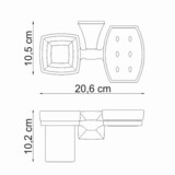 Wern K-2526 Держатель стакана и мыльницы