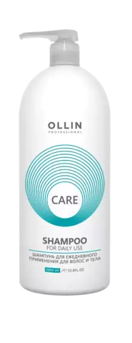 Ollin Professional  Шампунь для ежедневного применения для волос и тела CARE (1000мл)