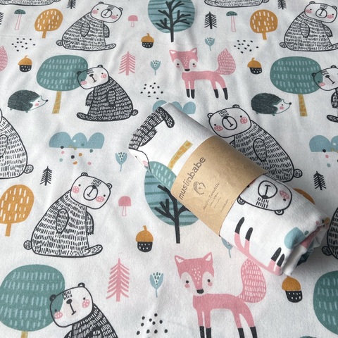 Пеленка фланель "Мишки"