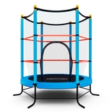 Батут детский DFC SMRKIDS 55" с сеткой, BLUE фото №5