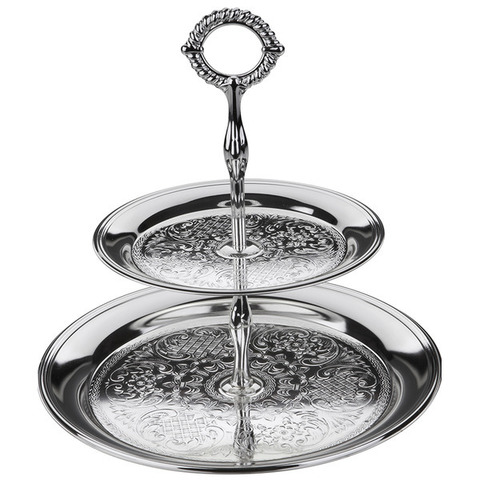 Блюдо двухъярусное 24см Queen Anne