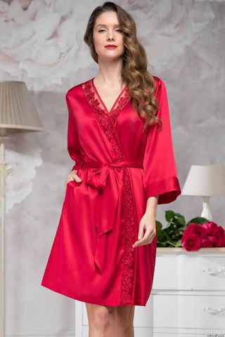 Халат Marisia 8583 красный Mia-Amore