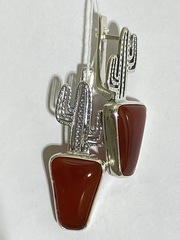 Мексика (серьги из серебра)