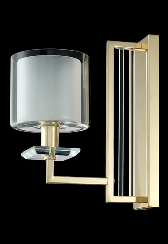 Настенный светильник Crystal Lux NICOLAS AP1 GOLD/WHITE