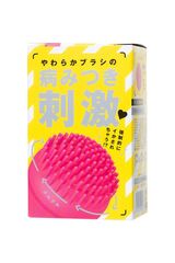 Розовый стимулятор клитора PPP CURU-CURU BRUSH ROTER - 