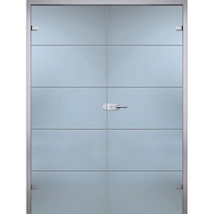 Купить Двустворчатая стеклянная дверь Диана стекло бесцветное матовое