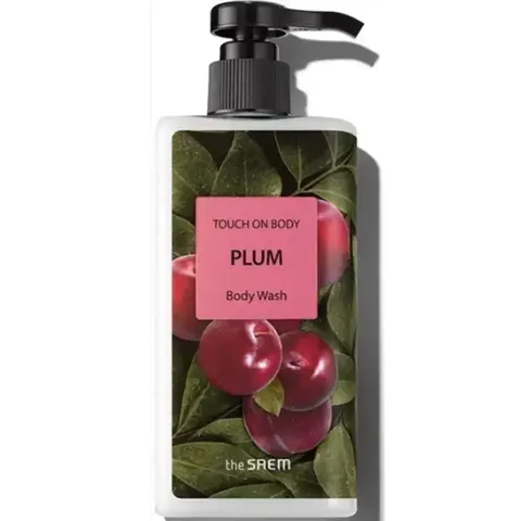The Saem Touch On Body Plum Body Wash Гель для душа с экстрактом сливы
