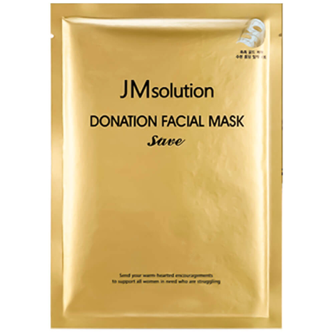 Тканевая маска для лица укрепляющая с пептидами JM Donation Facial Mask Save, 37 мл