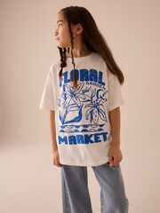 Футболка для девочки Next E44-409, Белый