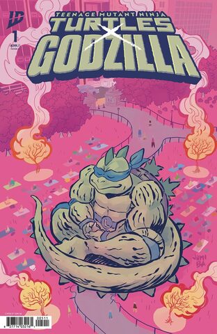 Teenage Mutant Ninja Turtles x Godzilla #1 (Cover B)