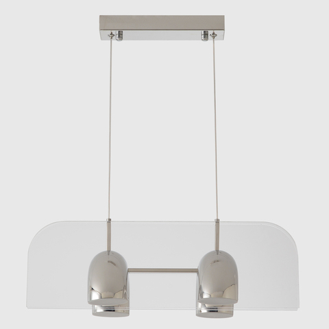 Подвесной светодиодный светильник Crystal Lux ELEMENT SP24W LED CHROME