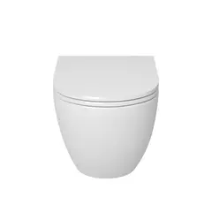 Унитаз подвесной Grossman GR-4455SQ Tornado безободковый с тонким сиденьем 490x360x350